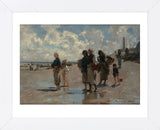 Fishing for Oysters at Cancale, 1878 (Framed) -  John Singer Sargent - McGaw Graphics