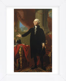 George Washington (Lansdowne Portrait), 1796  (Framed) -  Gilbert Stuart - McGaw Graphics