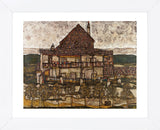 House with Shingle Roof (Old House II), 1915 (Framed) -  Egon Schiele - McGaw Graphics