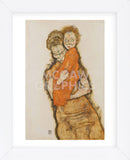 Mother and Child (Framed) -  Egon Schiele - McGaw Graphics
