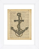 Nautical Series - Anchor (Framed) -  Sparx Studio - McGaw Graphics