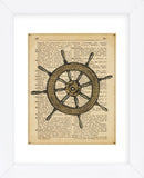 Nautical Series - Ship Wheel (Framed) -  Sparx Studio - McGaw Graphics