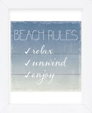 Beach Rules (Framed) -  Sparx Studio - McGaw Graphics