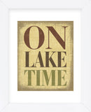 On Lake Time (Framed) -  Sparx Studio - McGaw Graphics