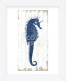 Seahorse in Blue I (Framed) -  Sparx Studio - McGaw Graphics