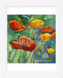 Poppy Dance (Framed) -  Karen Mathison Schmidt - McGaw Graphics