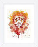 Pride (Watercolor Lion) (Framed) -  Sillier than Sally - McGaw Graphics