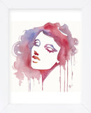 So She Flows (Watercolor portrait) (Framed) -  Sillier than Sally - McGaw Graphics