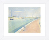 The Channel of Gravelines, Petit Fort Philippe, 1890 (Framed) -  Georges Seurat - McGaw Graphics