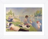 Bathers at Asnieres, 1884 (Framed) -  Georges Seurat - McGaw Graphics