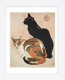 Two Cats, 1894 (Framed) -  Theophile-Alexandre Steinlen - McGaw Graphics