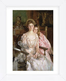 Mrs. Fiske Warren (Gretchen Osgood) and Her Daughter Rachel, 1903 (Framed) -  John Singer Sargent - McGaw Graphics