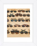 Five Rows of Sunglasses, 2000 (Framed) -  Wayne Thiebaud - McGaw Graphics