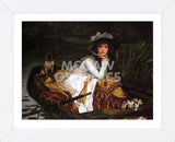 Lady in a Boat  (Framed) -  Jacques-Joseph Tissot - McGaw Graphics