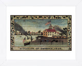Situation of America, 1848 (Framed) -  Unknown Artist - McGaw Graphics