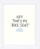 Bike Seat (Framed) -  Urban Cricket - McGaw Graphics