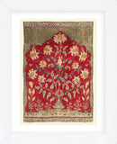 Fragment of a Saf Carpet, 1600-1650 (Framed) -  Unknown Artist - McGaw Graphics