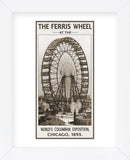 The Ferris Wheel, 1893 (Framed) -  Vintage Photography - McGaw Graphics