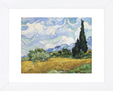 Wheat Field with Cypresses, 1889 (Framed) -  Vincent van Gogh - McGaw Graphics