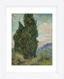 Cypresses, 1889 (Framed) -  Vincent van Gogh - McGaw Graphics