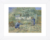 First Steps - After Millet, 1890 (Framed) -  Vincent van Gogh - McGaw Graphics
