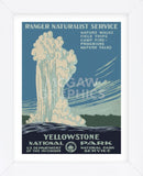 Yellowstone National Park (Framed) -  Vintage Reproduction - McGaw Graphics