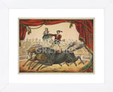 The Two Horse Act (Framed) -  Vintage Reproduction - McGaw Graphics