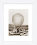 Mr. Henry Giffard‚Äôs Balloon at the Tuilleries, 1878 (Framed) -  Vintage Photography - McGaw Graphics