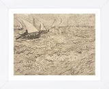 Boats at Saintes-Maries, 1888 (Framed) -  Vincent van Gogh - McGaw Graphics