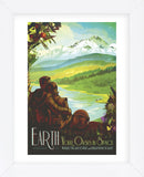 Earth (Framed) -  Vintage Reproduction - McGaw Graphics