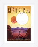 Kepler-16b (Framed) -  Vintage Reproduction - McGaw Graphics