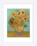 Vase with Twelve Sunflowers, 1889 (Framed) -  Vincent van Gogh - McGaw Graphics