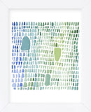 Series Sea Glass No. 1 (Framed) -  Louise van Terheijden - McGaw Graphics