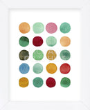 Series Colored Dots No. I (Framed) -  Louise van Terheijden - McGaw Graphics