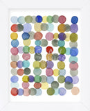 Series Colored Dots No. II (Framed) -  Louise van Terheijden - McGaw Graphics