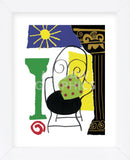 Capri Chair  (Framed) -  Muriel Verger - McGaw Graphics
