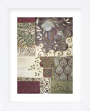 Damson Damask (Framed) -  Muriel Verger - McGaw Graphics