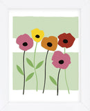 Playful Poppies  (Framed) -  Muriel Verger - McGaw Graphics
