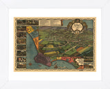 Los Angeles 1871 (Framed) -  Vintage Reproduction - McGaw Graphics