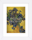 Irises in Vase (Framed) -  Vincent van Gogh - McGaw Graphics