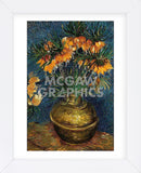 Crown Imperial Fritillaries in a Copper Vase, 1886 (Framed) -  Vincent van Gogh - McGaw Graphics