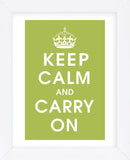 Keep Calm (kiwi) (Framed) -  Vintage Reproduction - McGaw Graphics