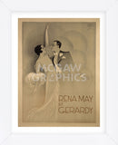 Rena May Et Gerardy (Framed) -  Vintage Posters - McGaw Graphics