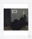 Portrait of the Artist's Mother  (Framed) -  James Abbott McNeill Whistler - McGaw Graphics