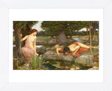 Echo and Narcissus, 1903 (Framed) -  J.W. Waterhouse - McGaw Graphics