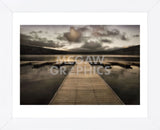 Lake Pier (Framed) -  David Lorenz Winston - McGaw Graphics