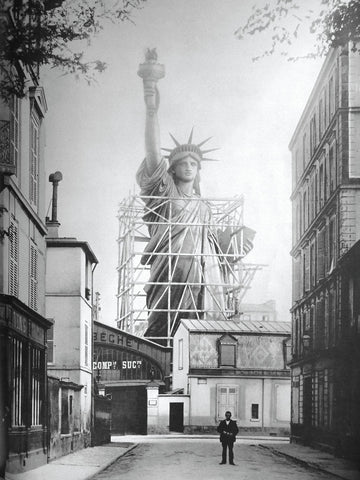Statue of Liberty in Paris, 1886 -  Vintage Photography - McGaw Graphics