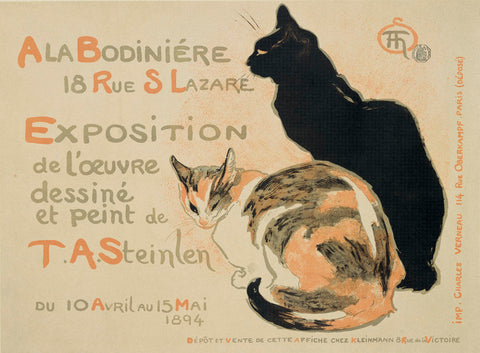 A la Bodiniere/Exposition Steinlen -  Theophile-Alexandre Steinlen - McGaw Graphics