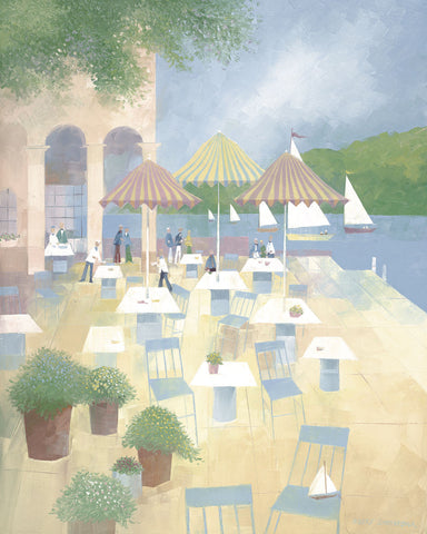 Lunch at the Yacht Club -  Albert Swayhoover - McGaw Graphics