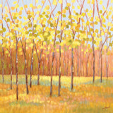 Yellow and Green Trees (center) -  Libby Smart - McGaw Graphics